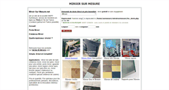 Desktop Screenshot of miroirsurmesure.net